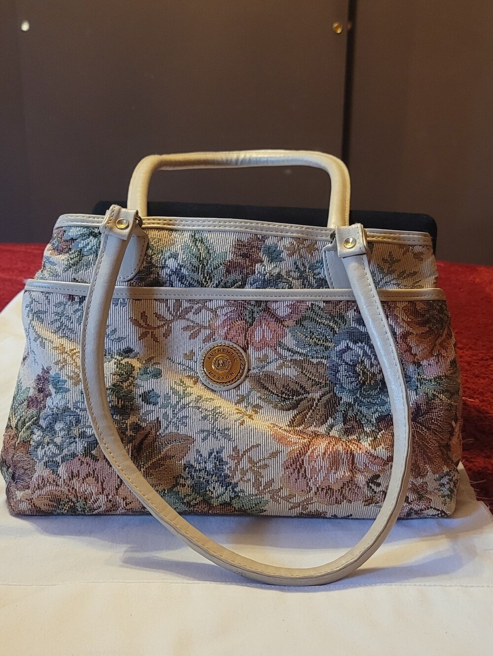 vintage mitzi floral handbag